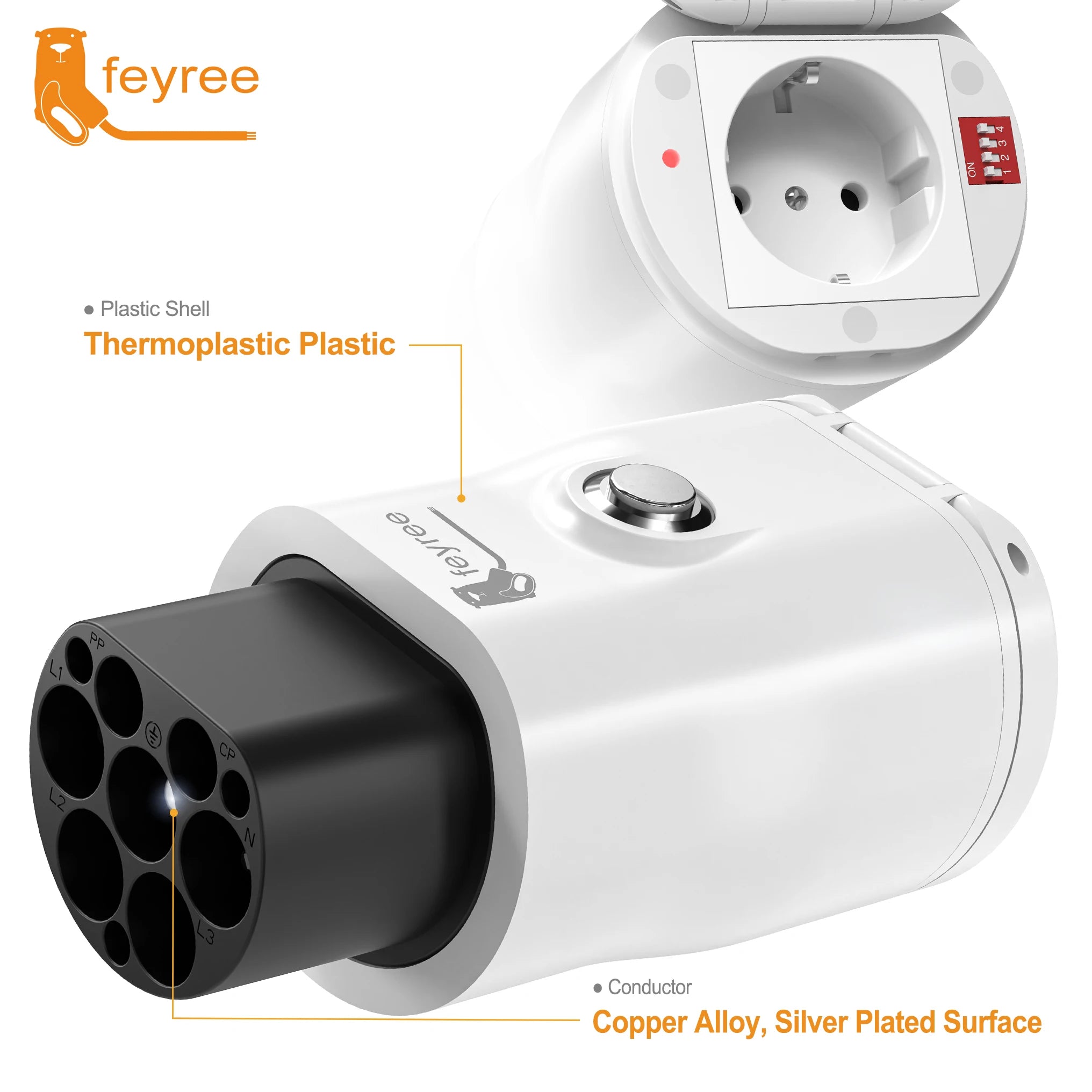 GB/T V2L Electric Vehicle Discharge Adapter for Chinese EV Camping - 18