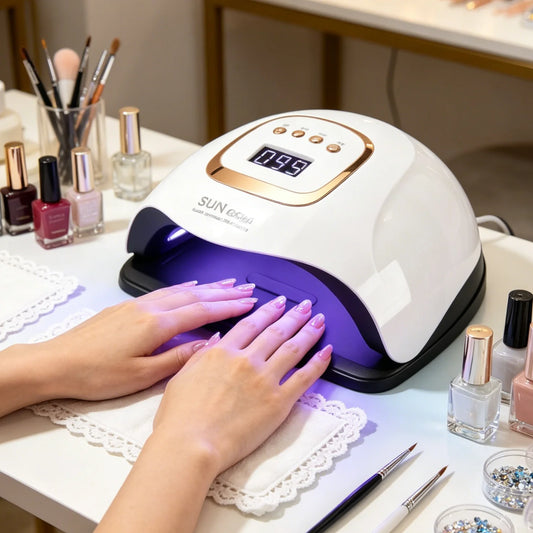81 LED UV Nail Lamp - Fast Gel Polish Dryer with Auto Sensor