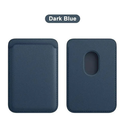 Magnetic Leather Wallet Case for iPhone 15, 14, 13 & 12 Series