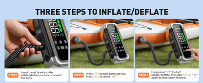 6000A Car Jump Starter with 150PSI Air Compressor & Power Bank
