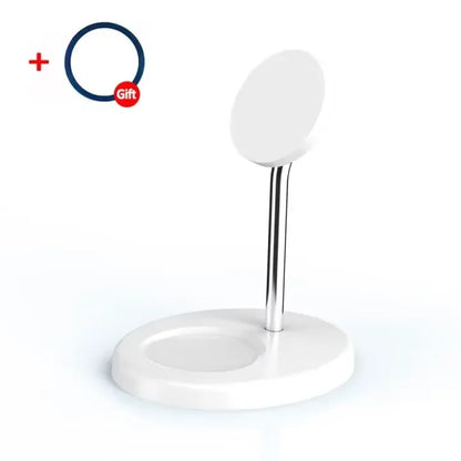 2-in-1 Magnetic Wireless Charging Stand for iPhone 16 15 14 13 12 & AirPods