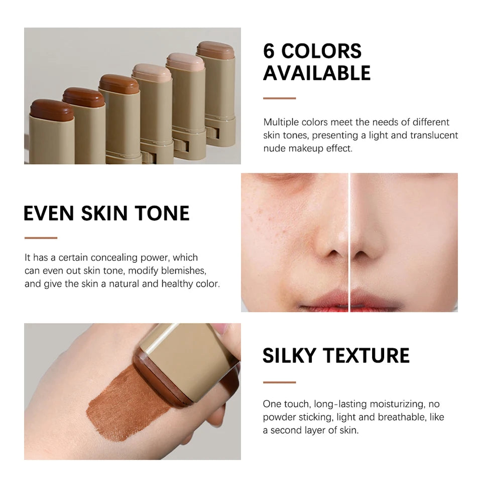 Serum Boosted Skin Tint Foundation Stick - Hydrating & Waterproof