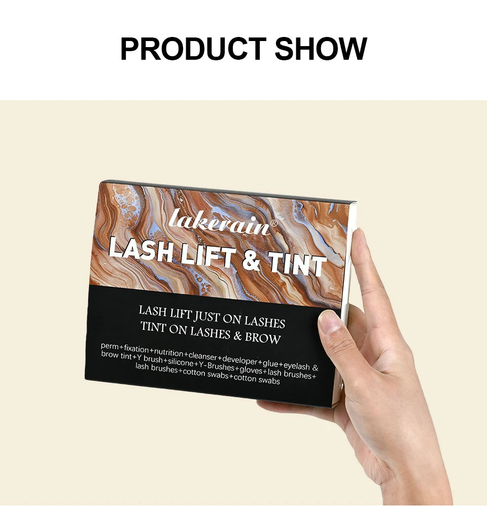 Professional Lash Lift and Tint Kit - Eyelash & Brow Perming Set - 16