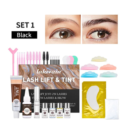 Professional Lash Lift and Tint Kit - Eyelash & Brow Perming Set