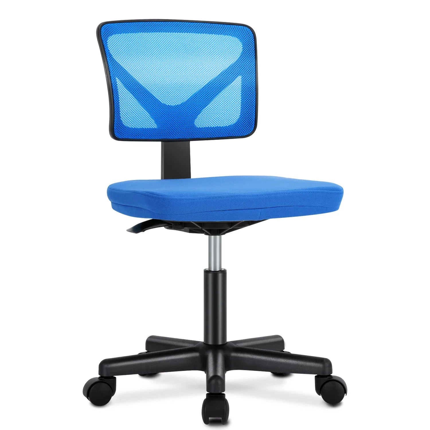 Ergonomic Mesh Armless Office Chair with Lumbar Support & Adjustable Height - 16