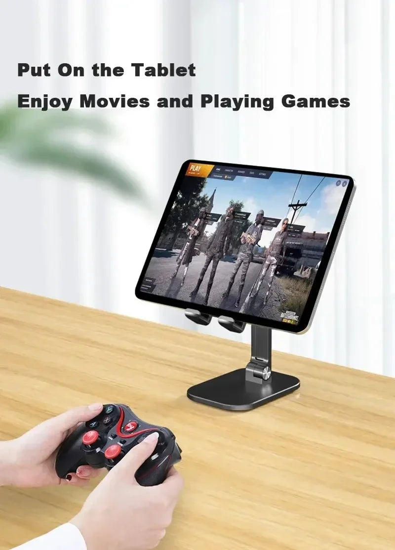 Adjustable Foldable Desk Phone & Tablet Stand - Universal Mount - 19