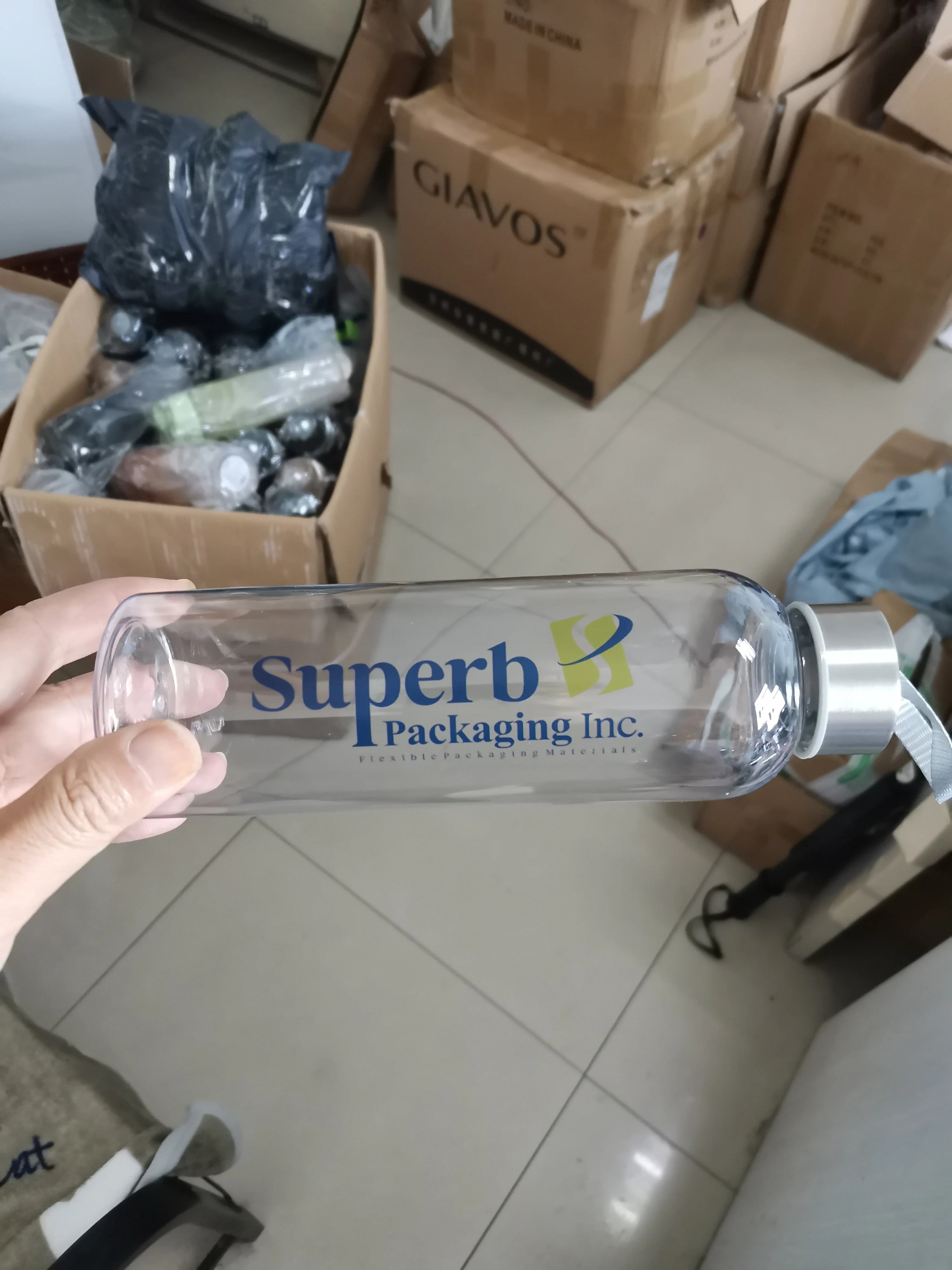 Personalized 550ml Sports Water Bottle - Custom BPA-Free Leakproof Sport Cup - 11