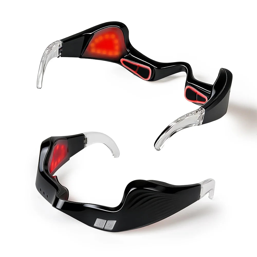 Electric EMS Red Light Eye Massager for Fatigue & Wrinkles