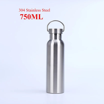 Premium Stainless Steel Reusable Water Bottle - Leak-Proof Sports Flask