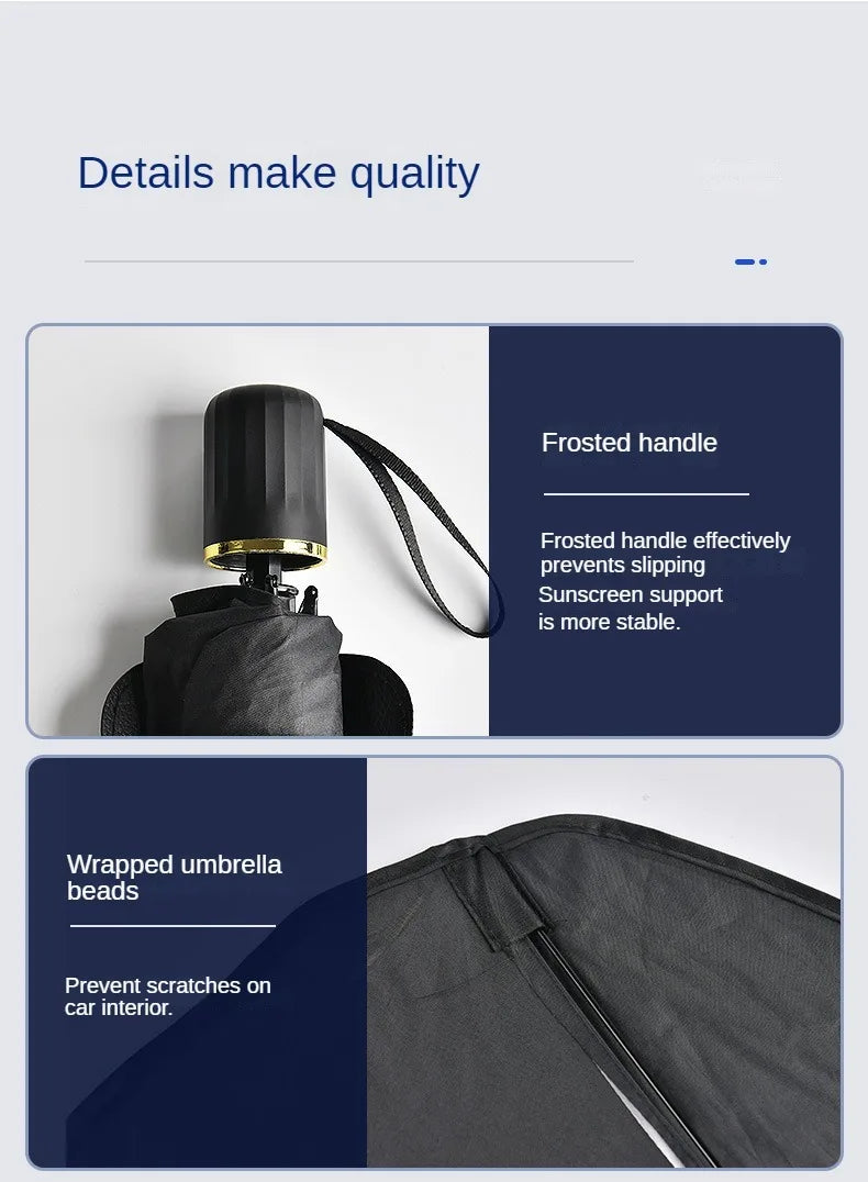 Foldable Car Windshield Sun Shade Umbrella UV Blocker - 17