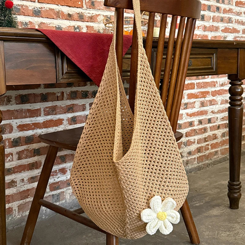 Luxury Bohemian Hollow Straw Tote