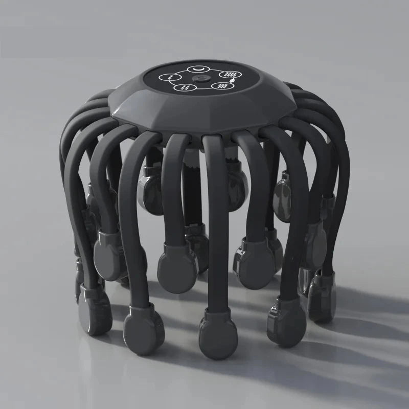 Electric Scalp Massager with Red Light & Vibration Therapy - 17