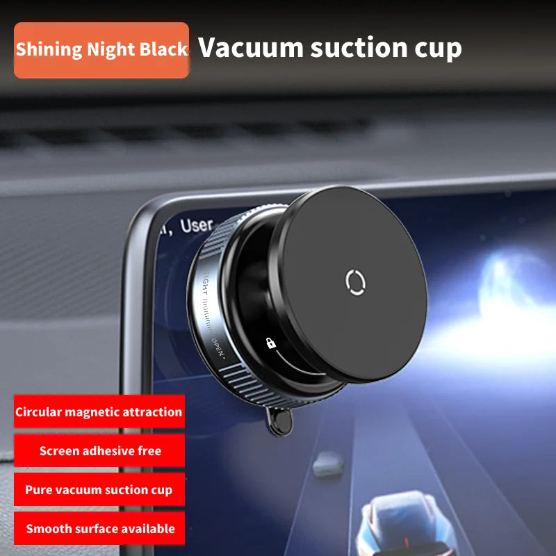 Strong Magnetic Vacuum Suction Cup Phone Holder for Car, Gym & Kitchen