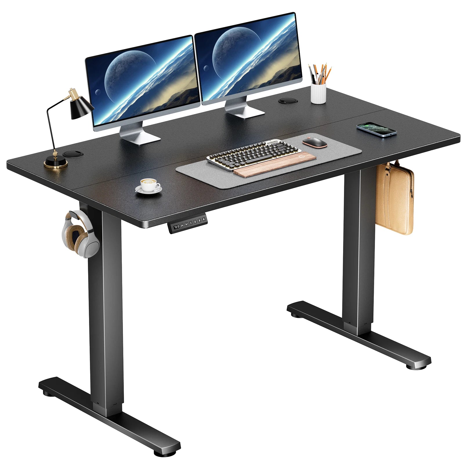 Electric Standing Desk 40x24 Height Adjustable Sit-Stand Computer Table - 19