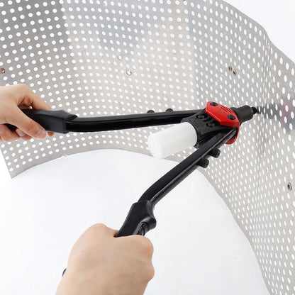 Heavy Duty Manual Pop Rivet Gun Kit - Hand Riveter with 250pcs Rivets & 5 Drill Bits