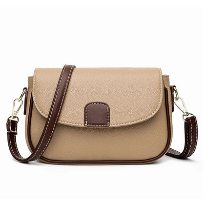 Luxury Contrast Flap Crossbody