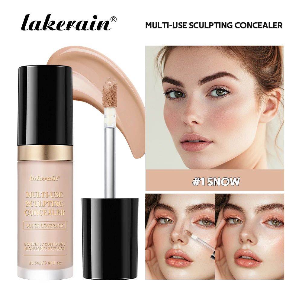 Full Coverage Waterproof Concealer - Matte Liquid Foundation - 26