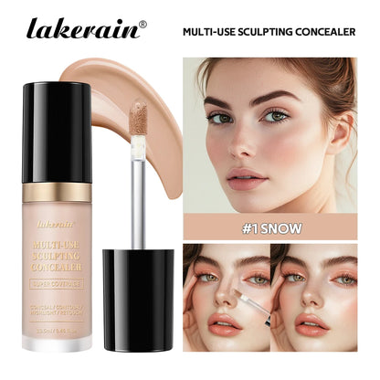 Full Coverage Waterproof Concealer - Matte Liquid Foundation