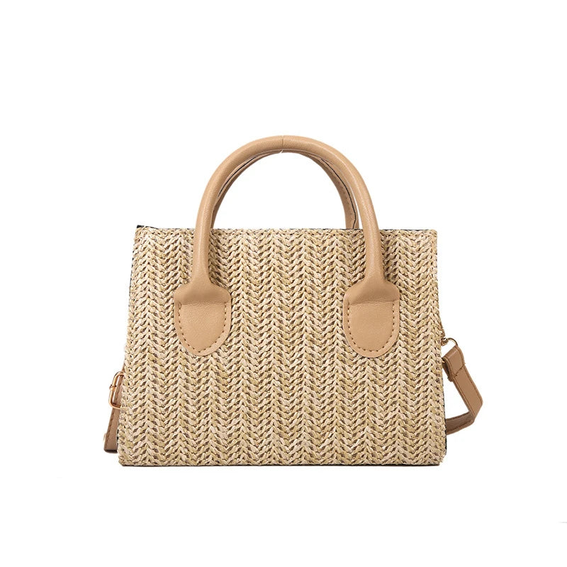 Luxury Floral Woven Crossbody