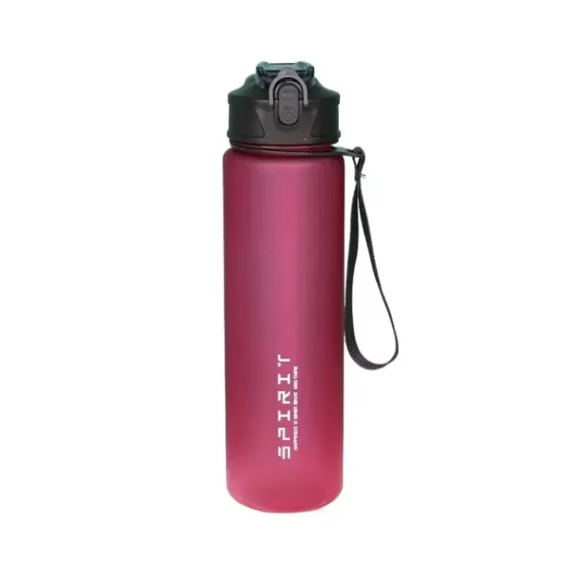 750ml Leak-Proof Sports Water Bottle with Straw & Carrying Handle