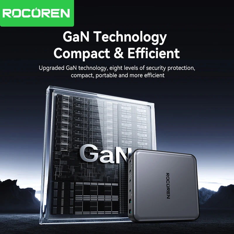 200W GaN 6-Port Desktop Fast Charger - PD USB-C Power Station