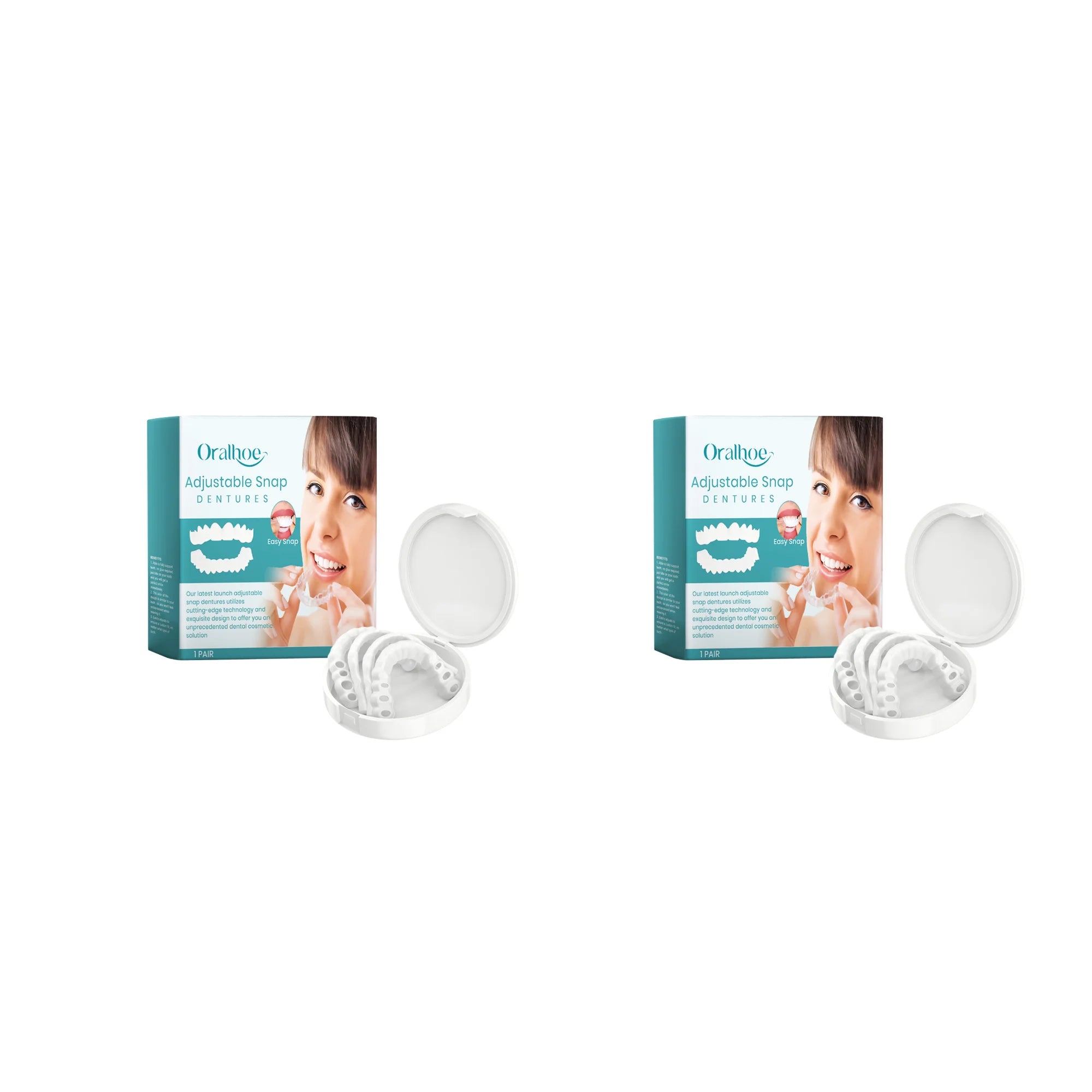 Adjustable Snap-On Dentures for Natural Smile & Comfortable Fit - 15