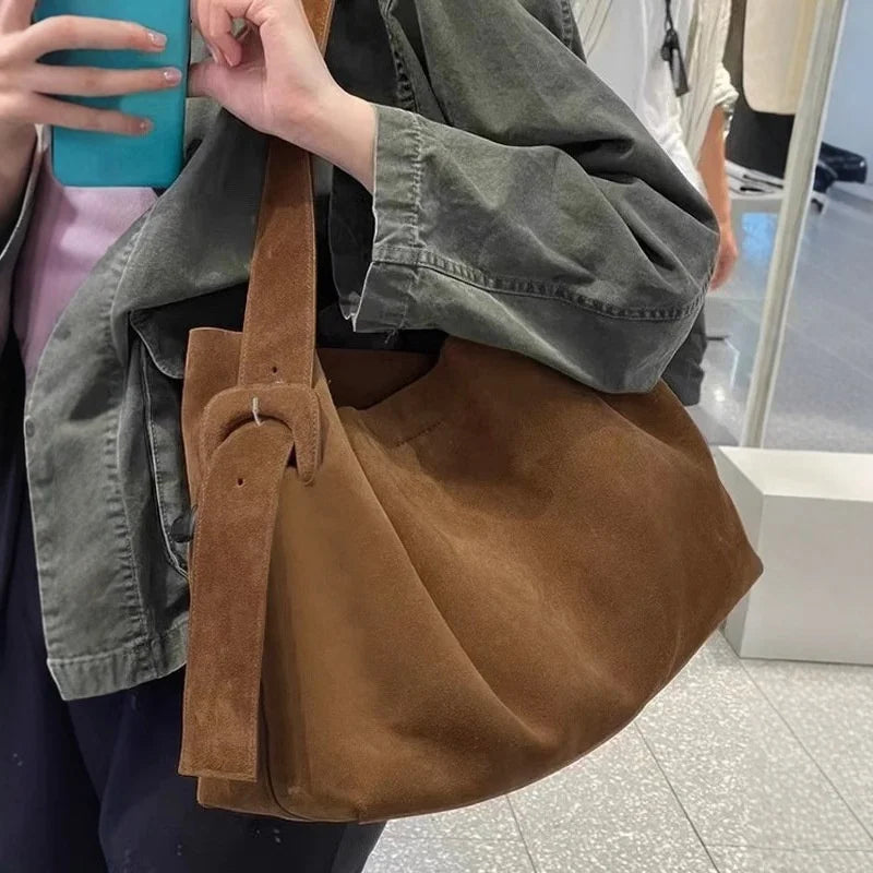 Luxury Soft Corduroy Shoulder Bag