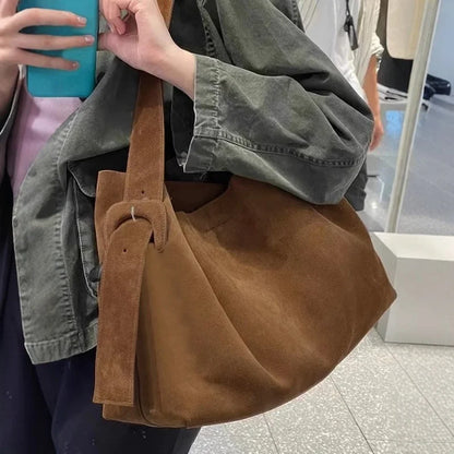 Luxury Soft Corduroy Shoulder Bag