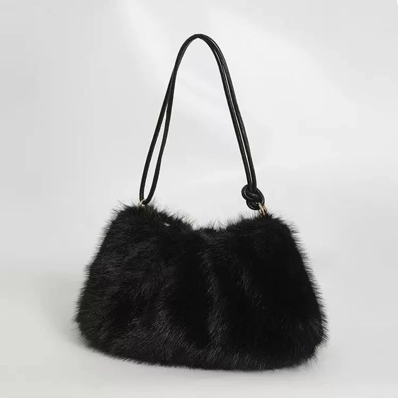 Luxury Plush Faux Fur Tote