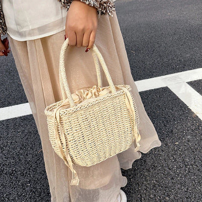 Luxury Handmade Straw Tote
