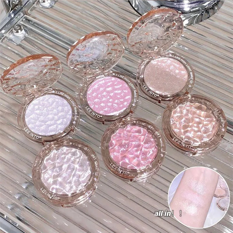 Shimmer Glow Highlighter & Contour Palette - Long-Lasting Radiant Finish