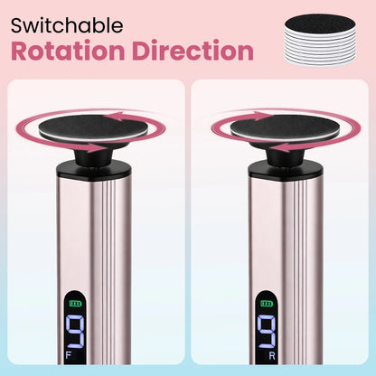 Electric Foot Callus Remover & Nail Polishing Kit – Professional Rechargeable Tool