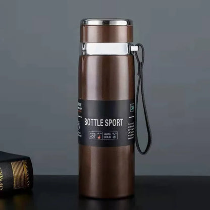 Insulated Stainless Steel Vacuum Flask - 800ml/1000ml Thermal Water Bottle