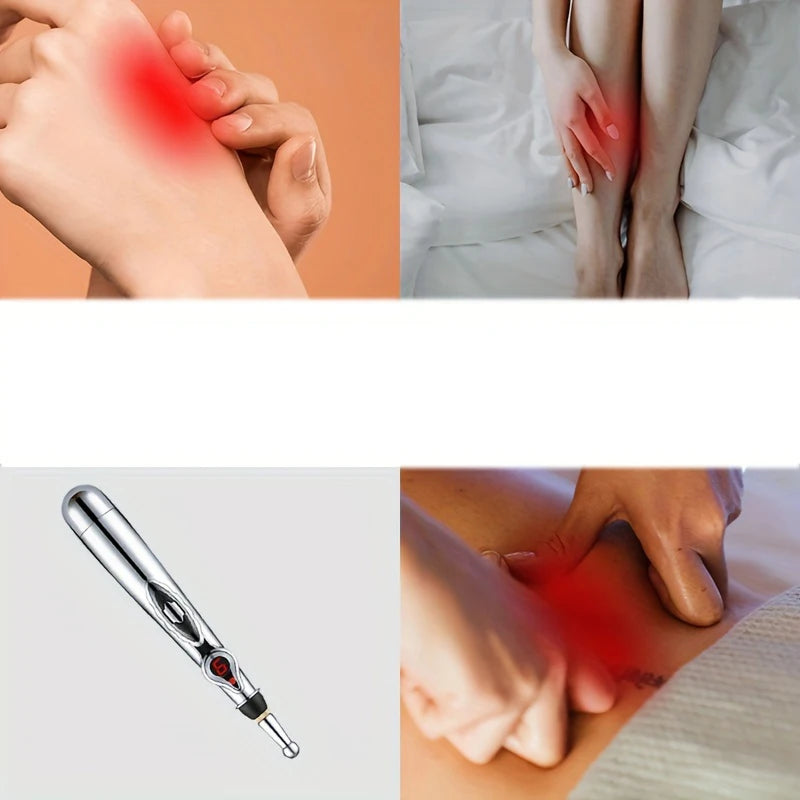 3-in-1 Electronic Acupuncture Pen - Meridian Energy Massager - 9