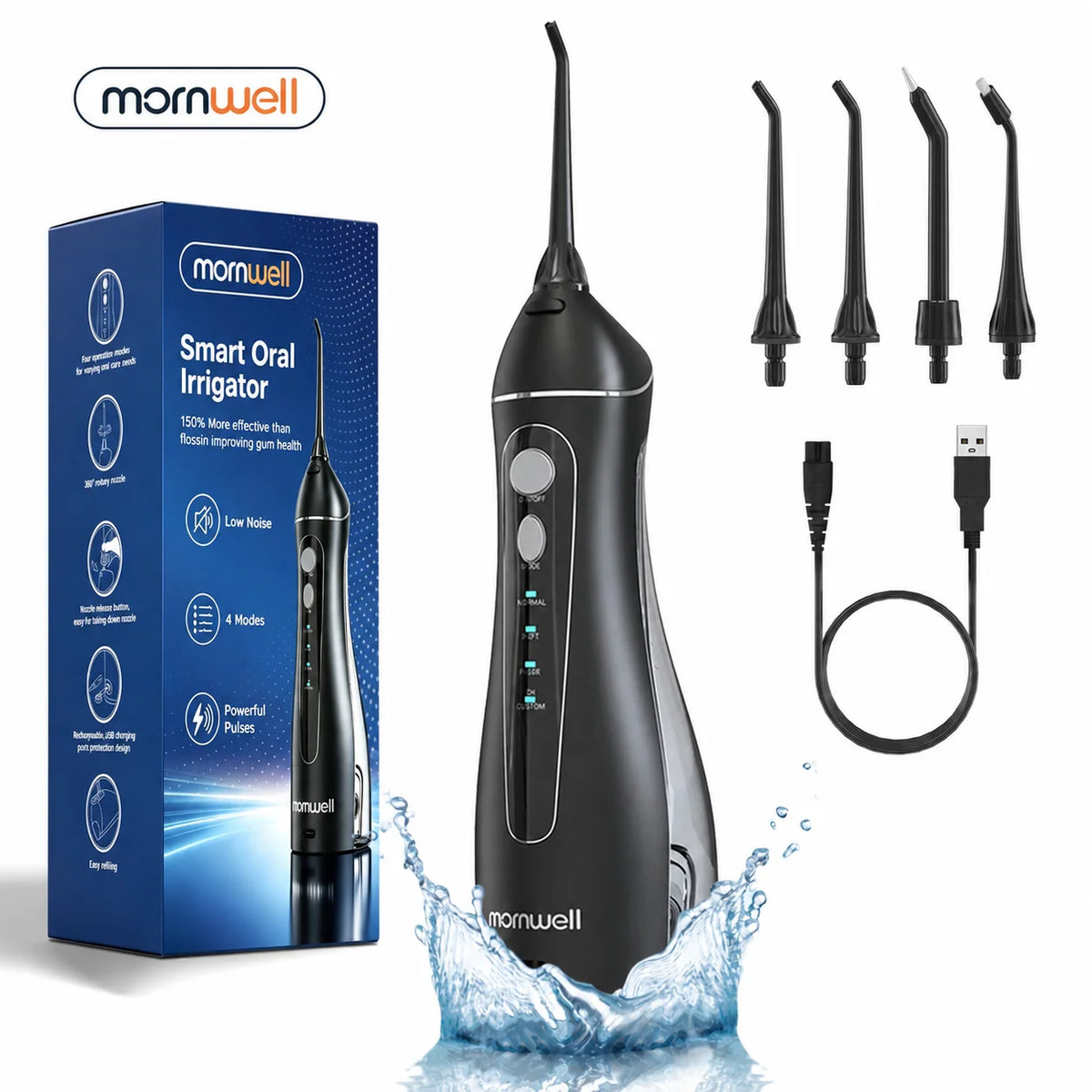 Cordless Water Flosser for Teeth Deep Cleaning & Gum Health