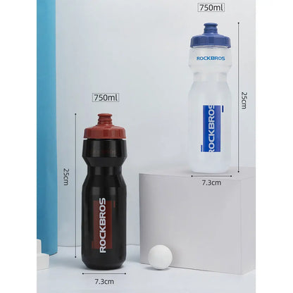ROCKBROS 750ml Cycling Water Bottle and Cage Set – Lightweight & Durable
