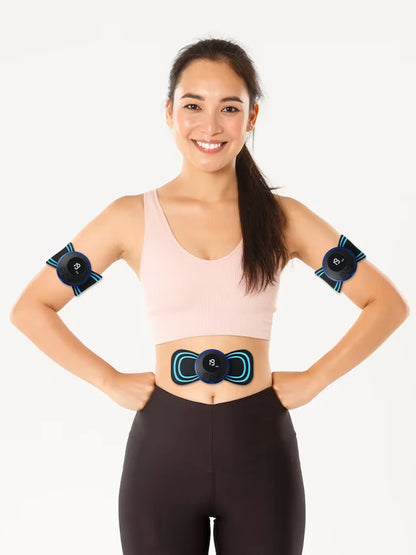 Mini EMS Neck & Body Massager - Portable TENS Muscle Stimulator