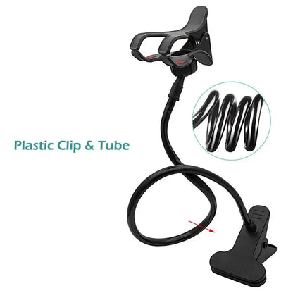 Flexible Gooseneck Phone Holder - Hands-Free Bed & Desk Mount Stand
