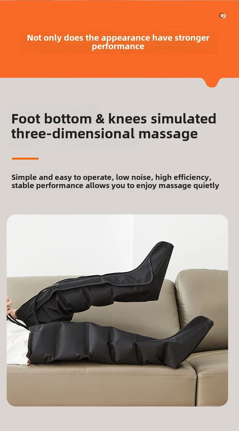 Air Compression Leg & Foot Massager for Circulation and Pain Relief - 14