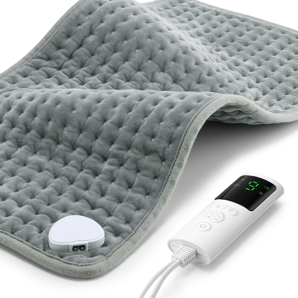 Electric Heating Pad for Back Neck & Shoulder Pain Relief with 9 Heat Settings