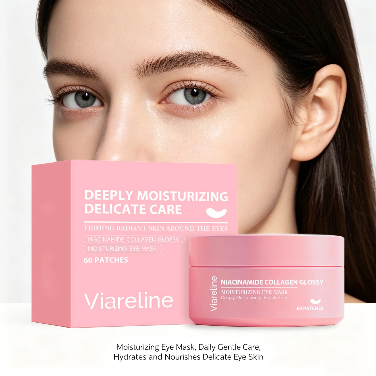 Niacinamide Collagen Eye Patches for Dark Circles, Puffiness & Fine Lines - 2