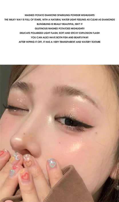 Shimmer Glow Highlighter & Contour Palette - Long-Lasting Radiant Finish
