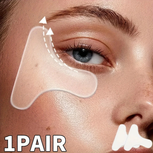 Silicone T-Shaped Eye Patches for Wrinkle Reduction & Anti-Aging Skincare
