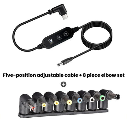 USB-C to DC Fast Charging Power Boost Cable - 5V/9V/12V/15V/20V Adapter