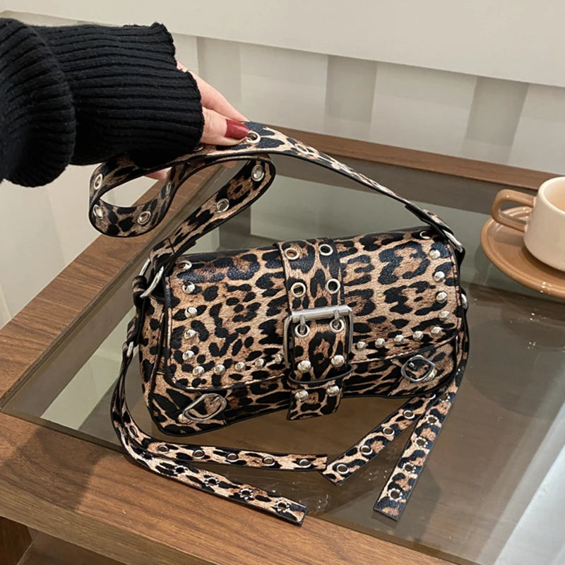Luxury Trendy Rivet Shoulder Bag