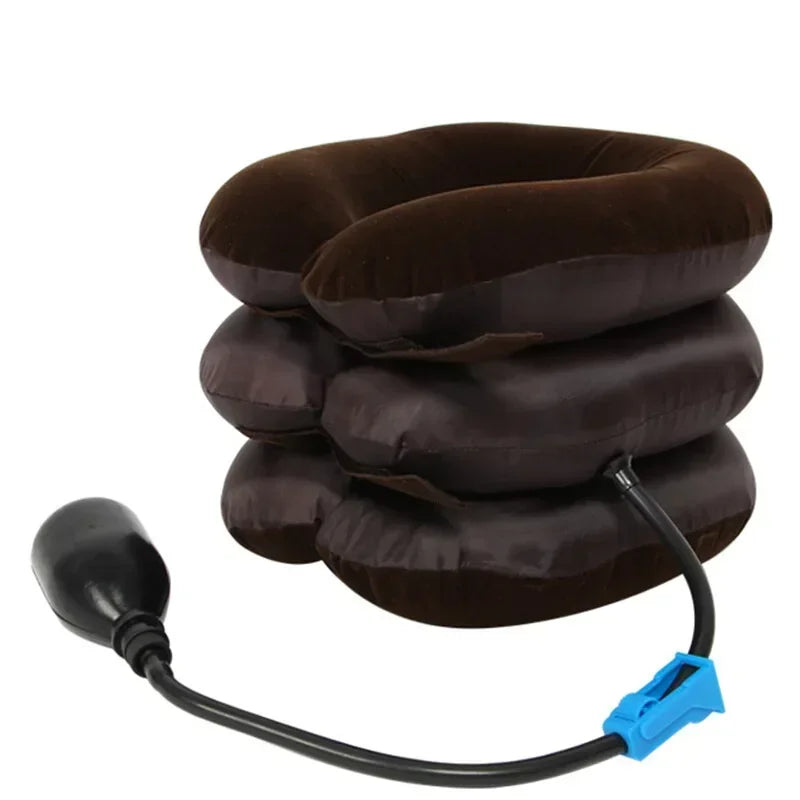 Inflatable Cervical Neck Traction Device for Instant Pain Relief