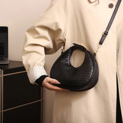 Luxury Half Moon Shoulder Bag