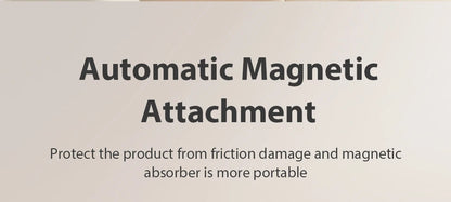 Magnetic Mini Laptop Cooling Stand - Aluminum Portable Notebook Holder