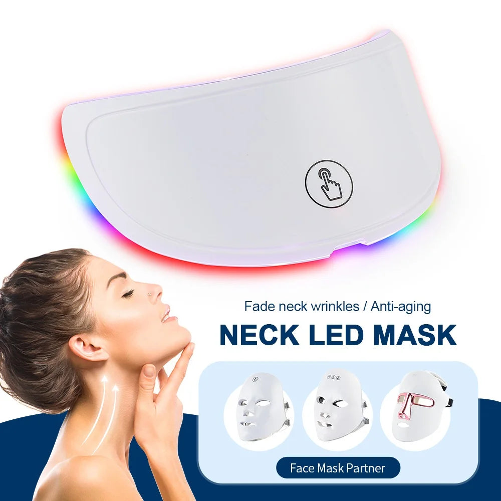 7-Color LED Neck Mask - Anti-Wrinkle & Skin Firming