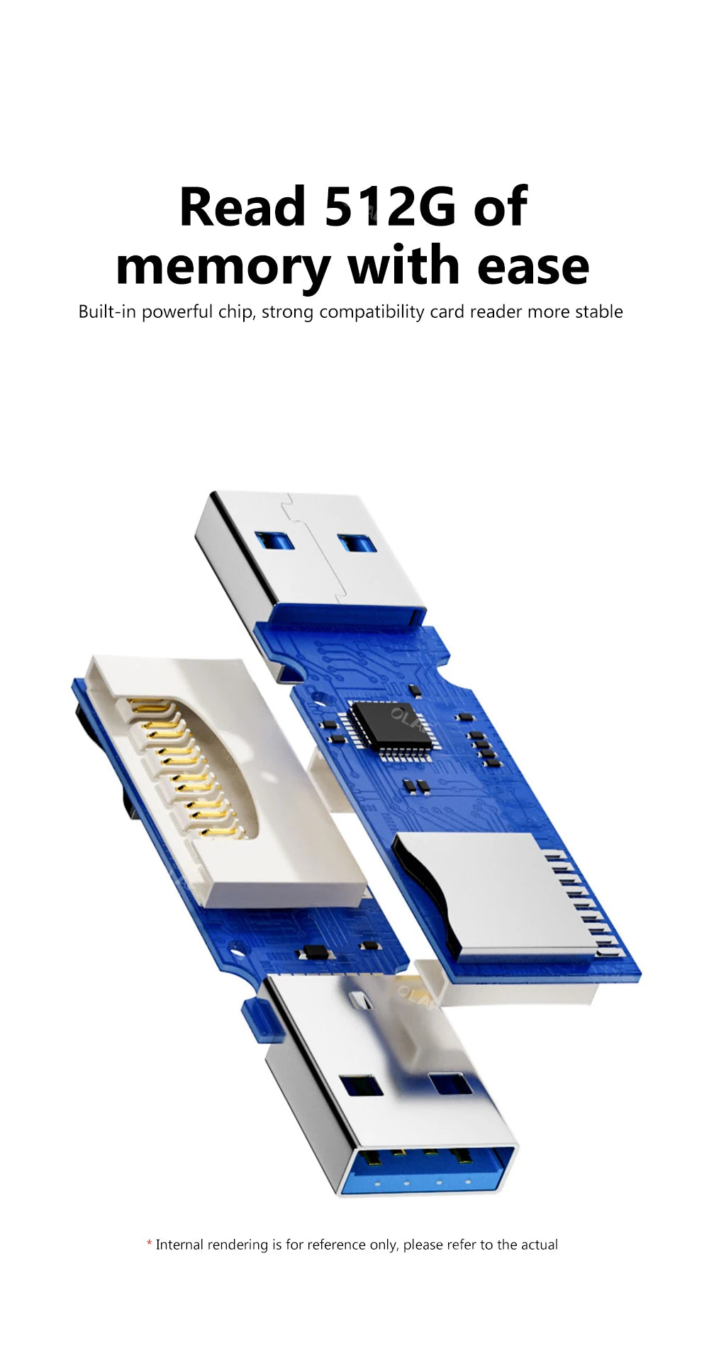 2-in-1 USB 3.0 SD & TF Memory Card Reader - Fast Data Transfer Adapter - 11